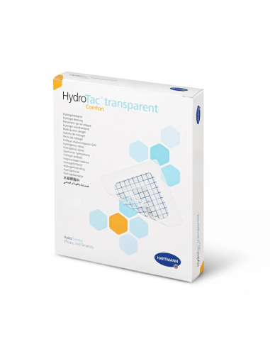 HydroTac Transparant Comfort Hydrogel verband 6,5 x 10 cm 10 stuks