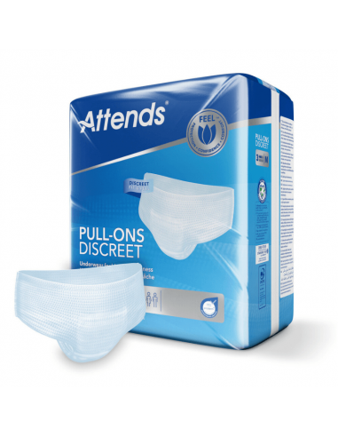 Attends Pull-Ons Discret 3M 12 Pièces