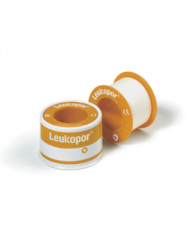 Leukopor Hechtpleister 9,2m x 1.25cm 24 rollen