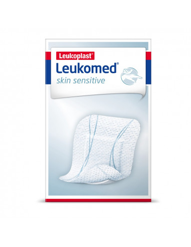 Leukoplast Skin sensitive eilandpleister 7,2 x 5 cm 5 stuks