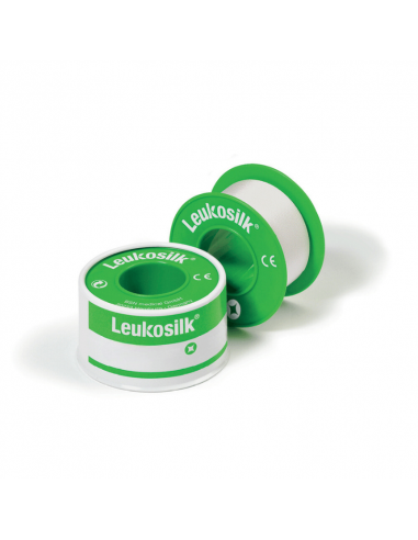 Leukosilk Adhesive Plaster 9.2m x 1.25cm 24 rolls