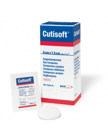 Cutisoft Eye Compress estéril 6 x 7,5 cm 50 peças