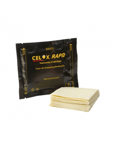 Celox Rapid Gauze Z-vikt hemostatisk gasväv