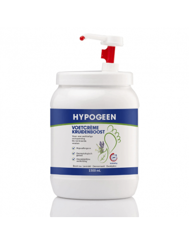 Crema para Pies Hipogénica Herbal Boost 1500ml