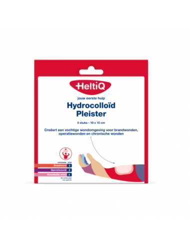 HeltiQ Hidrokoloidni flaster 10 x 10 cm 5 kom