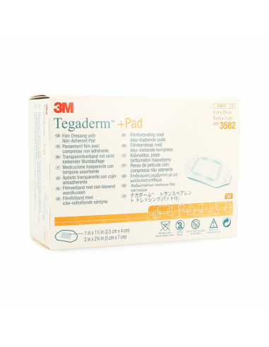 Tegaderm +Pad Transparant verband 5 x 7 cm 50 stuks