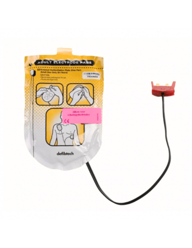 Electrodos de entrenamiento Defibtech Lifeline adultos