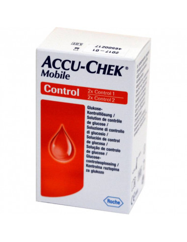 Solución de control móvil Accu-Chek 4 x 2,5 ml