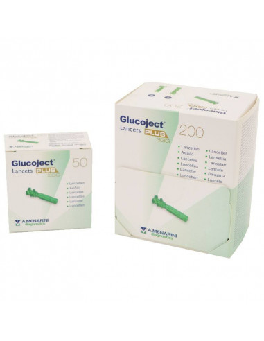 Lancetas Glucoject 50 unid.