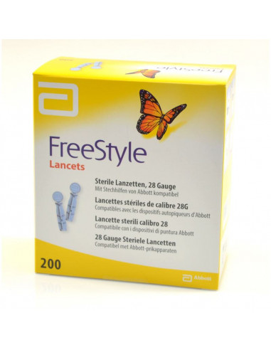 Lancetas Freestyle 200 piezas