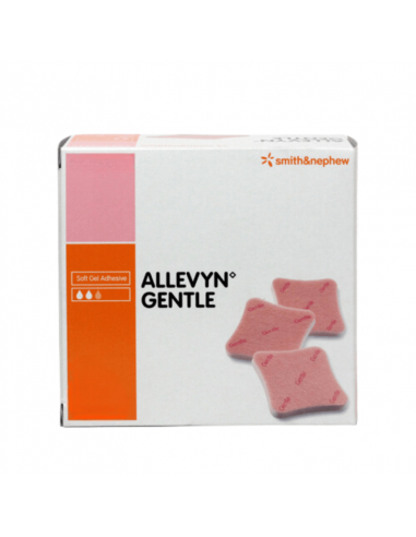 Allevyn Gentle Bandaż piankowy 15 x 15 cm 10 sztuk