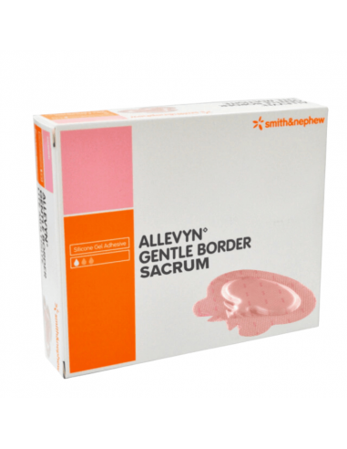 Allevyn Gentle Border Sacrum Foam Bandage 23 x 21,6 cm 10 stk.