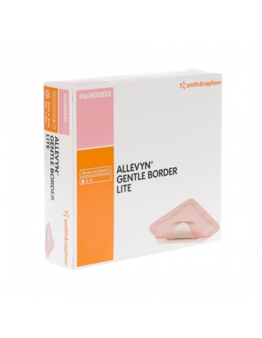 Пенопластовый бинт Allevyn Gentle Border Lite 7,5 x 7,5 см 10 шт.