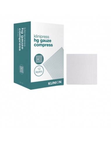 Klinion HG sterile gauze compress 12-layer 5 x 5 cm 100 pieces