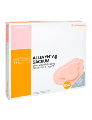 Allevyn AG Sacrum klein schuimverband 17 x 17 cm 10 stuks