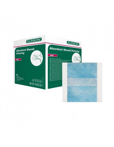 Klinion Pulp absorberend verband 10 x 10 cm 50 stuks