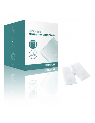 Klinion Split Compress 4-lags 5 x 5 cm 100 stk