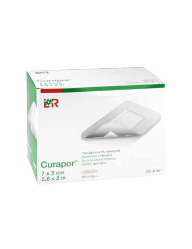 Curapor ø gips 7,5 x 5 cm 100 stk