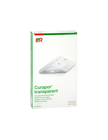 Curapor Transparent ø-gips 10 x 25 cm 25 stk