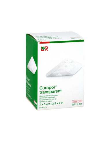 Curapor Transparent ö-gips 7,5 x 5 cm 50 st