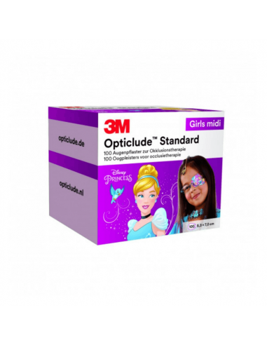 Патчи для глаз 3M Opticlude Disney Midi Girls 100 шт.