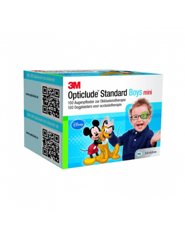 Patchs pour les yeux 3M Opticlude Disney Mini Boys 100 pièces