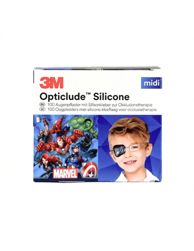 3M Opticlude Silicone oogpleisters Disney Midi Boys 100 stuks