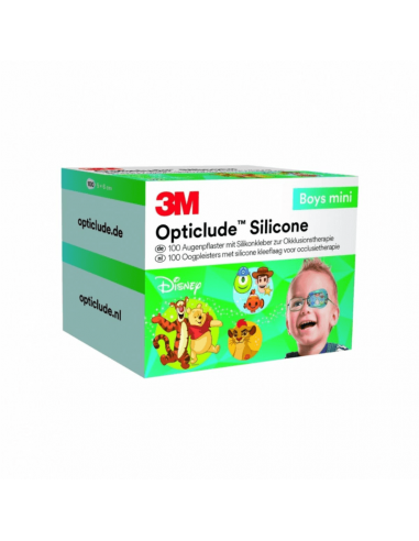 3M Opticlude Parches para ojos de silicona Disney Mini Boys 100 piezas