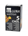 Wellion Luna cholesterol test strips 5 pieces