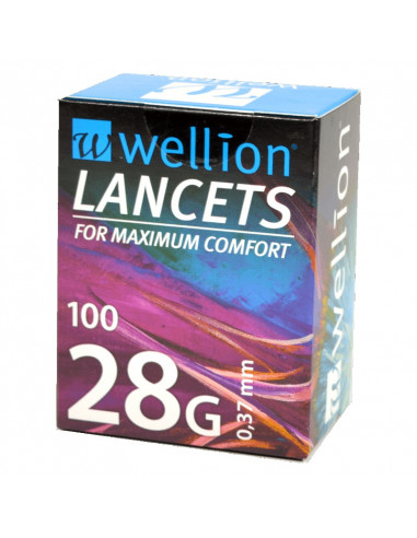 Wellion 28G lancetter 100 stk