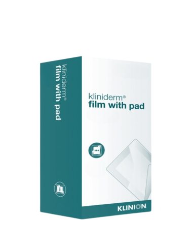 Kliniderm Film with Pad 10 x 25 cm 50 stuks