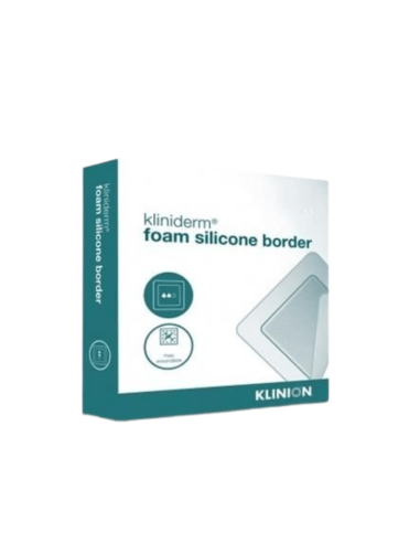 Kliniderm Foam Border Silikon Foam Dressing 12,5 x 12,5 cm 5 st.