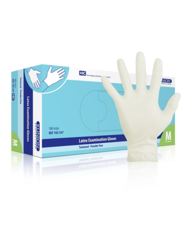 Klinion Latex Polymer Ivory handsker pudderfri 100 stk