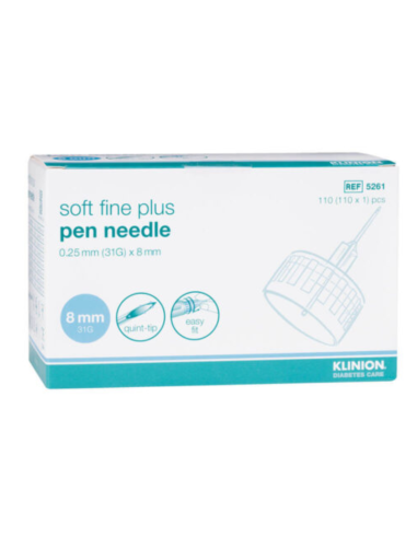 Aghi per penna Klinion KDC Soft Fine PLUS 31G 8 mm 110 pezzi