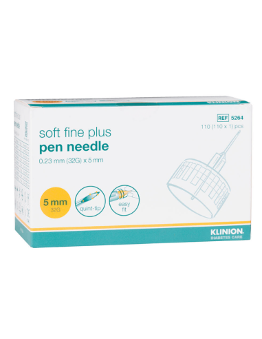 Klinion KDC Soft Fine PLUS Pennålar 32G 5 mm 110 stycken