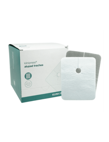 Klinipress Alupad Tracheo Metalline kompres 8 x 10 cm 50 stk