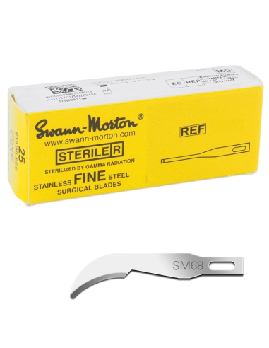 Swann Morton SM68 fine sterile skalpelblade 25 stk.