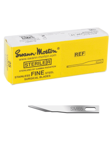 Swann Morton SM65 fine sterile skalpelblade 25 stk.