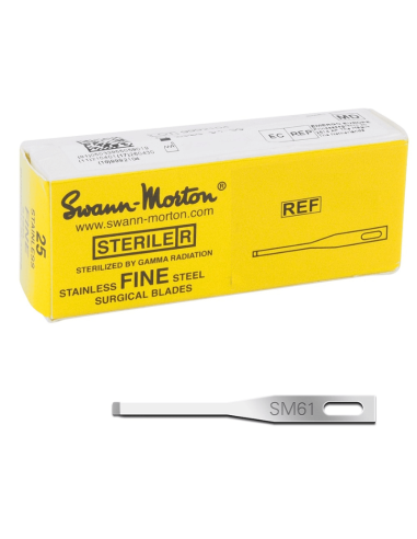 Swann Morton SM61 fine sterile skalpelblade 25 stk.