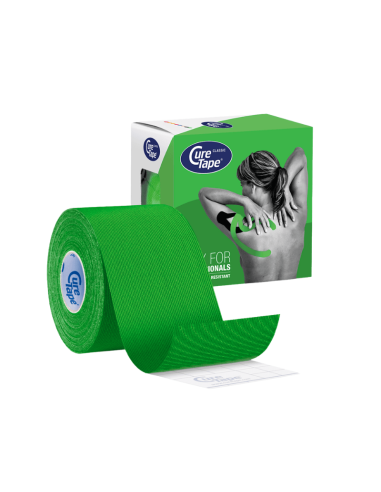 Nastro kinesiologico CureTape Classic Verde 5 cm x 5 m