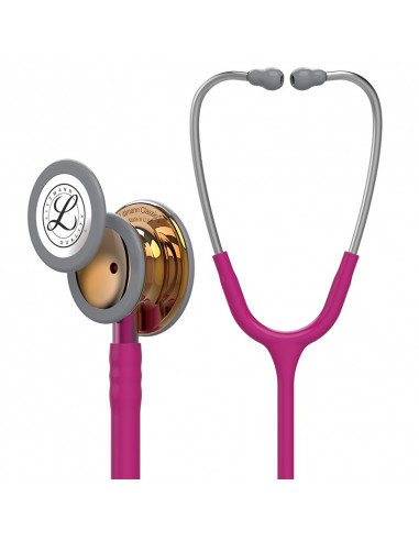Littmann Classic III Stethoscope 5647 Chocolate Raspberry - Pink Stem