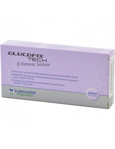 Glucofix Tech B-cetonas 10 tiras