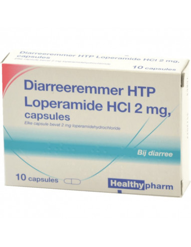 Diarreeremmer Loperamide 2 MG 10 Capsules