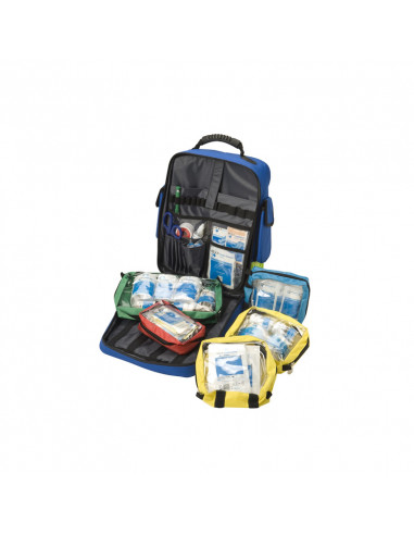 Första hjälpen-ryggsäck Blå med BHV 2016-fyllning