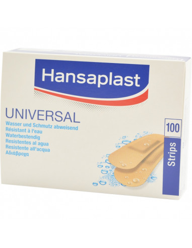 Hansaplast Universeel 30 x 72 mm 100st. - www.ehbo-centrum.nl