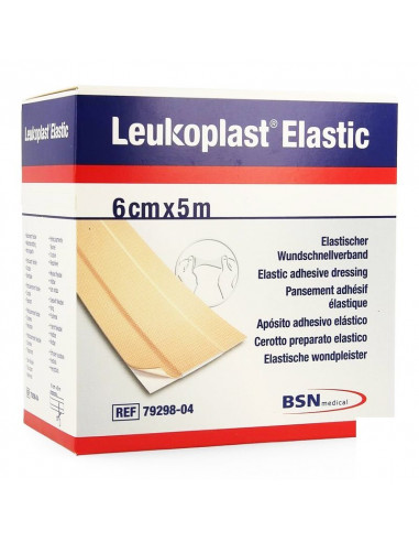 BSN Medical Leukoplast Elastic 6 cm x 5 m - www.ehbo-centrum.nl