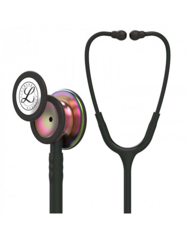 Estetoscópio Littmann Classic III 5870 Edição Especial Peito em Tubo Preto com Acabamento Arco-Íris