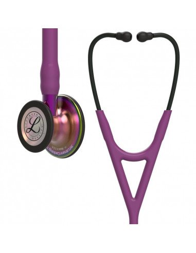 Стетоскоп Littmann Cardiology IV, сливовая трубка, радужная