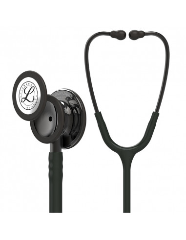 Stéthoscope Littmann Classic III 5811, pavillon édition spéciale avec pavillon fumé, tube noir