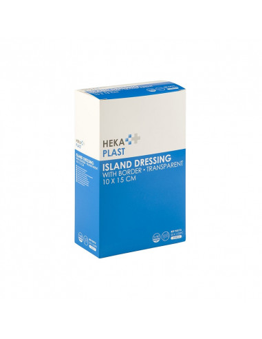 HEKA plast border transparent 10 x 15 cm sterile 25St.